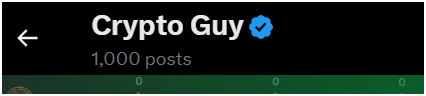 Crypto_Guy_45's tweet photo. Hey fam, I just hit a big one—1,000 posts on X as @Crypyo_Guy_45🥂From crypto tips to late-night chats, I’ve loved every moment with this community.  

Let’s keep the journey going strong!💥#Crypto_Guy_45 #Milestone #1000Posts https://t.co/DoPSdl88Rr