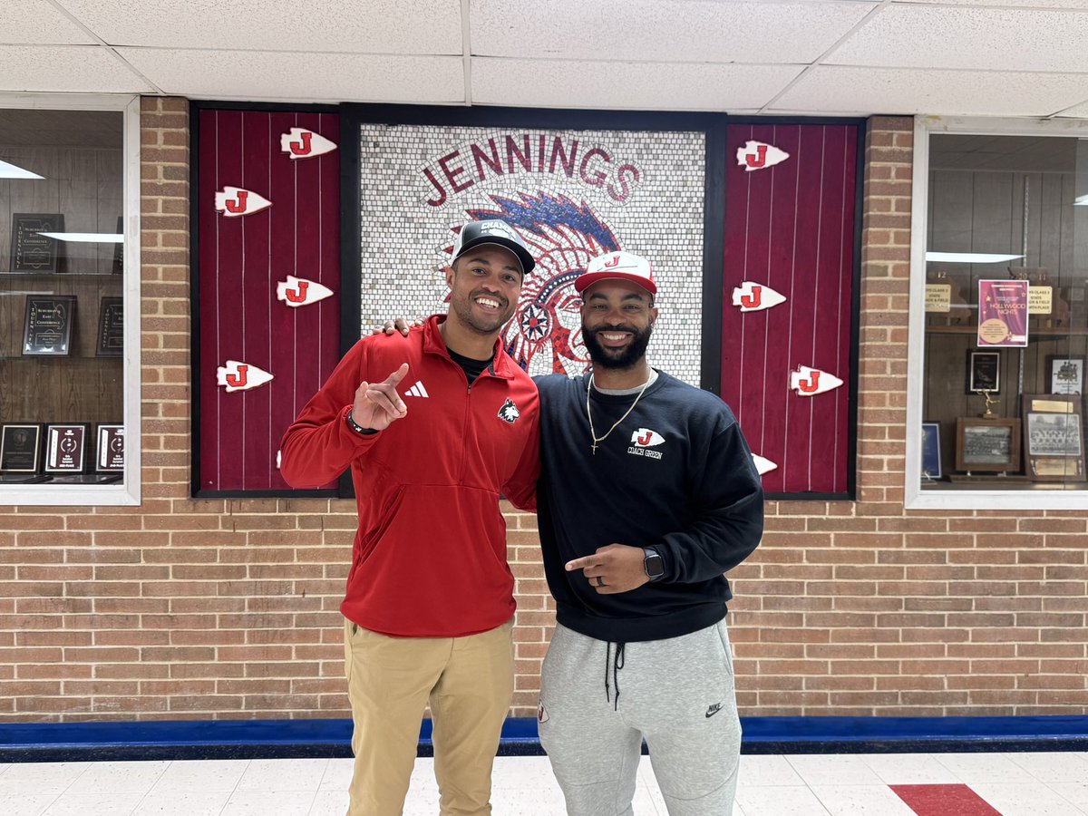 Coach Darrell Green (@coachdgreen_) on Twitter photo Big Thanks to <a href="/kai_ross21/">Coach Kai Ross</a> <a href="/NIU_Football/">NIU Football</a> for stopping by Jennings for the first time ever to recruit our Student Athletes! <a href="/klwilk88/">Coach Wilkison</a> doing his thing 🔥💯
I always appreciate the wisdom that coaches pour into my guys when they stop by!
<a href="/jtownfball314/">Jennings High Warrior Football</a> <a href="/TerryWilsonSTL/">Jennings City Councilman Terry Wilson</a> Big Thanks to <a href="/kai_ross21/">Coach Kai Ross</a> <a href="/NIU_Football/">NIU Football</a> for stopping by Jennings for the first time ever to recruit our Student Athletes! <a href="/klwilk88/">Coach Wilkison</a> doing his thing 🔥💯
I always appreciate the wisdom that coaches pour into my guys when they stop by!
<a href="/jtownfball314/">Jennings High Warrior Football</a> <a href="/TerryWilsonSTL/">Jennings City Councilman Terry Wilson</a>