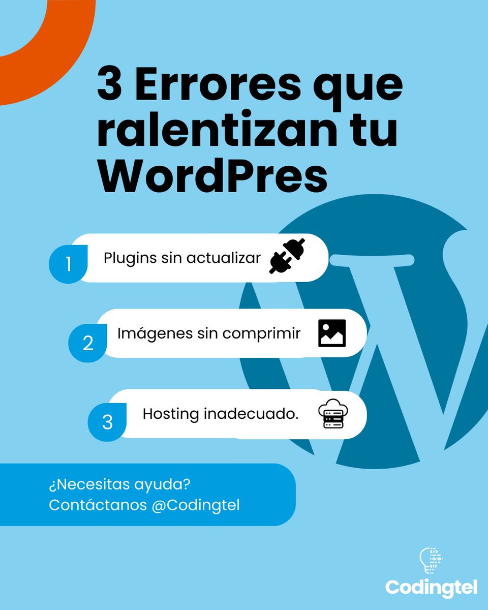 codingtel's tweet image. ¿Sabías que el 40% de los usuarios abandonan un sitio que tarda más de 3 segundos en cargar? 🚀 En CodingTel optimizamos tu WordPress para que funcione a toda velocidad. ¿Necesitas ayuda? ¡Contáctanos!
#WordPress #TecnologíaB2B #Venezuela