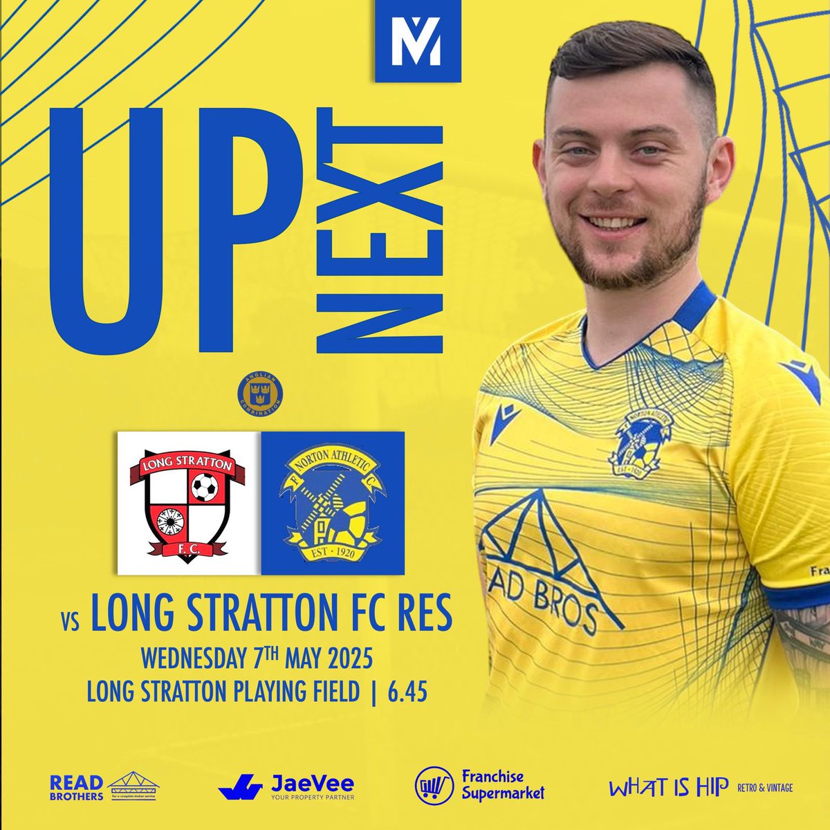 𝗨𝗣𝗖𝗢𝗠𝗜𝗡𝗚 𝗙𝗜𝗫𝗧𝗨𝗥𝗘 - 𝗙𝗜𝗥𝗦𝗧 𝗧𝗘𝗔𝗠

The Millers will go again tomorrow evening 😅

They travel to <a href="/longstrattonfc/">Long Stratton FC</a> Res in Division Two of the <a href="/AnglianCom/">Fosters Solicitors Anglian Combination</a>

More silverware on the line 🏆 

🟡🔵

#UpTheMillers || #HungoverMillers