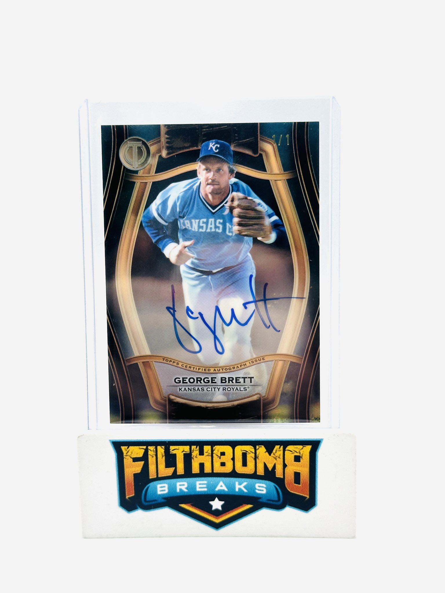 GEORGE BRETT】直筆サインカード 25枚限定 2005 UPPER DECK AUTO