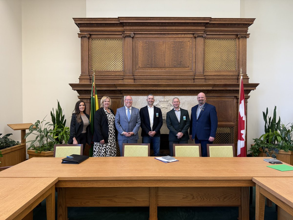 Thank you Caucus Policy Committee on the Economy for meeting with us today . It was a valuable opportunity to highlight the role of concrete pavement in long-term infrastructure planning, the need for strategic workforce development&amp; our industry’s impact on Sask’s local economy