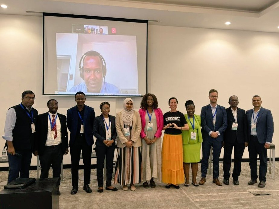Prize winners and raffle winners receiving their awards (#BCH) and their epic <a href="/jogs_one/">The Journal Of Global Surgery (ONE)</a> Journal of Global Surgery t-shirts at the Innovations in Global Surgery Conference <a href="/icigs2025/">Innovations in Global Surgery 2025</a> in Blantyre, Malawi (the Warm Heart of Africa). #bchforall #Wellness ##GlobalSurgery #HODLStrong