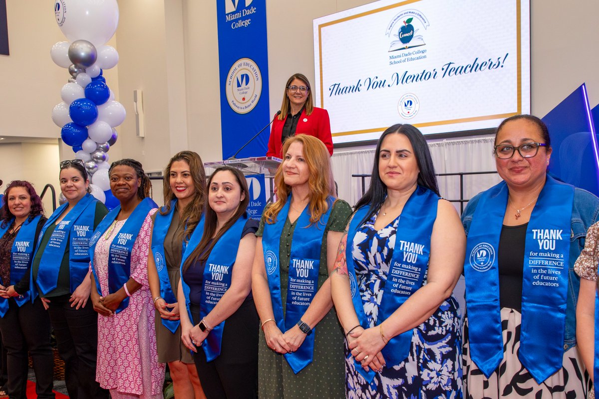 Today, on Teacher Appreciation Day and National Nurses Day, we celebrate two noble professions rooted in service. <a href="/MDCollege/">Miami Dade College</a>, we are proud to help shape the future of both education and healthcare by creating pathways that support and strengthen these essential fields.

Today and