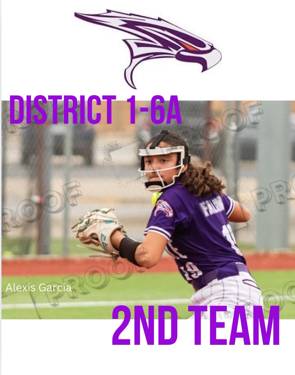 Congrats to Sophmore, Alexis Garcia for getting recognized as Second Team All District.  She was also chosen to be on the Academic All-District Team.
