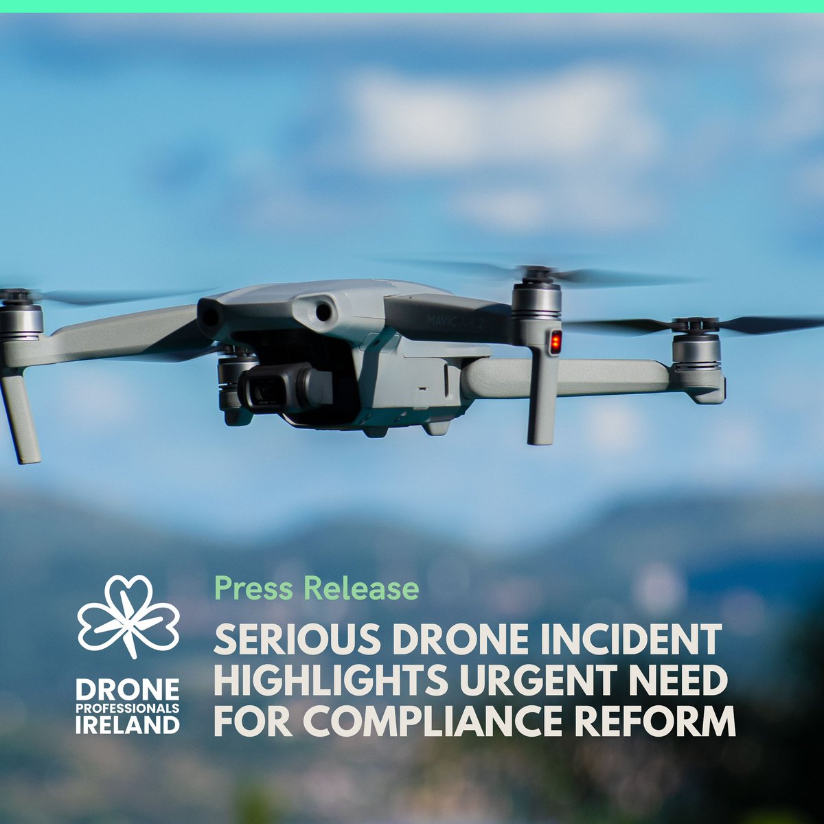 🚨 Drone Professionals Ireland highlights the urgent need for stronger compliance enforcement following a serious drone incident this week. 

Full statement here: droneprofessionalsireland.ie/wp-content/upl… #finglas #drone