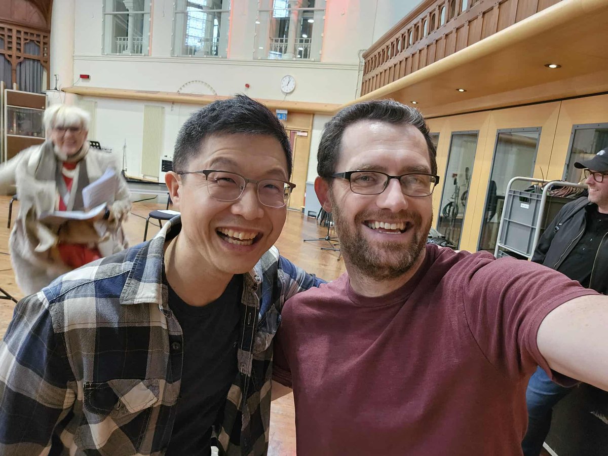 Mark Choi 🎶🎹 (@choiby) on Twitter photo So good to finally meet <a href="/awintory/">Austin Wintory</a> in person!! It was a very serious occasion, as you can tell from the photo… So good to finally meet <a href="/awintory/">Austin Wintory</a> in person!! It was a very serious occasion, as you can tell from the photo…