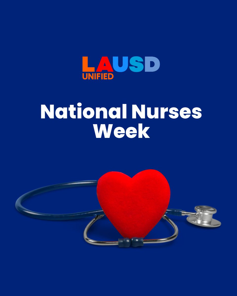 Los Angeles Unified (@laschools) on Twitter photo During #NationalNursesWeek, we honor the compassion and dedication of our <a href="/LASchools/">Los Angeles Unified</a> nurses who care for the health and well-being of our students every day. Thank you for being vital members of our school communities. #ThankANurse During #NationalNursesWeek, we honor the compassion and dedication of our <a href="/LASchools/">Los Angeles Unified</a> nurses who care for the health and well-being of our students every day. Thank you for being vital members of our school communities. #ThankANurse