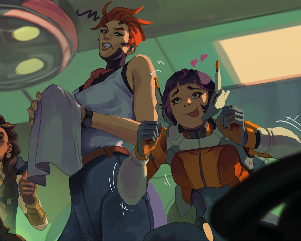 Elaimart's tweet image. juno &amp;amp; moira #overwatch