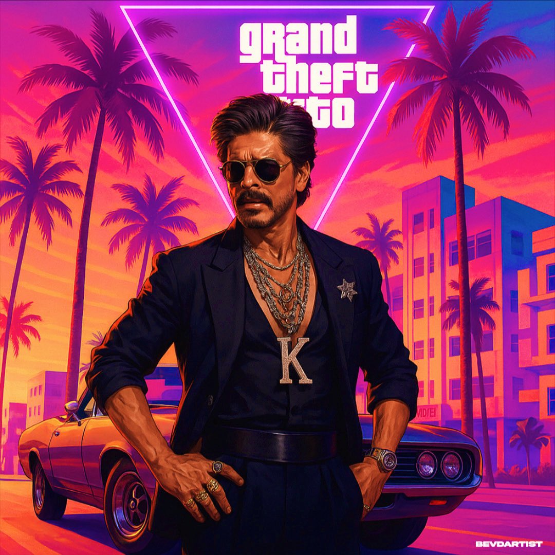 Cleon109's tweet photo. MET GALA x GTA VI #MetGala2025 #GTA6 #GTAVI #SRKAtMetGala  #MetGala #SRK https://t.co/wiWnN8nHB4