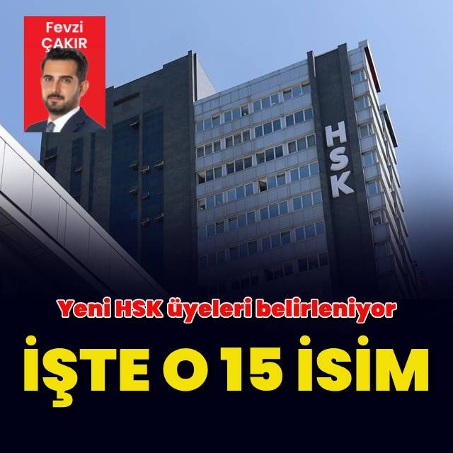📌TBMM Anayasa ve Adalet Karma Komisyonu'nda Hâkimler ve Savcılar Kurulu seçimi tamamlandı

➡Meclis Genel Kurulu’nda gönderilecek 15 isim belirlendi. 15 isimden 5’i Meclis Genel Kurulu, yeni HSK üyesi olarak belirleyecek

✍Ciner Medya Grubu Ankara Temsilcisi Fevzi Çakır'ın