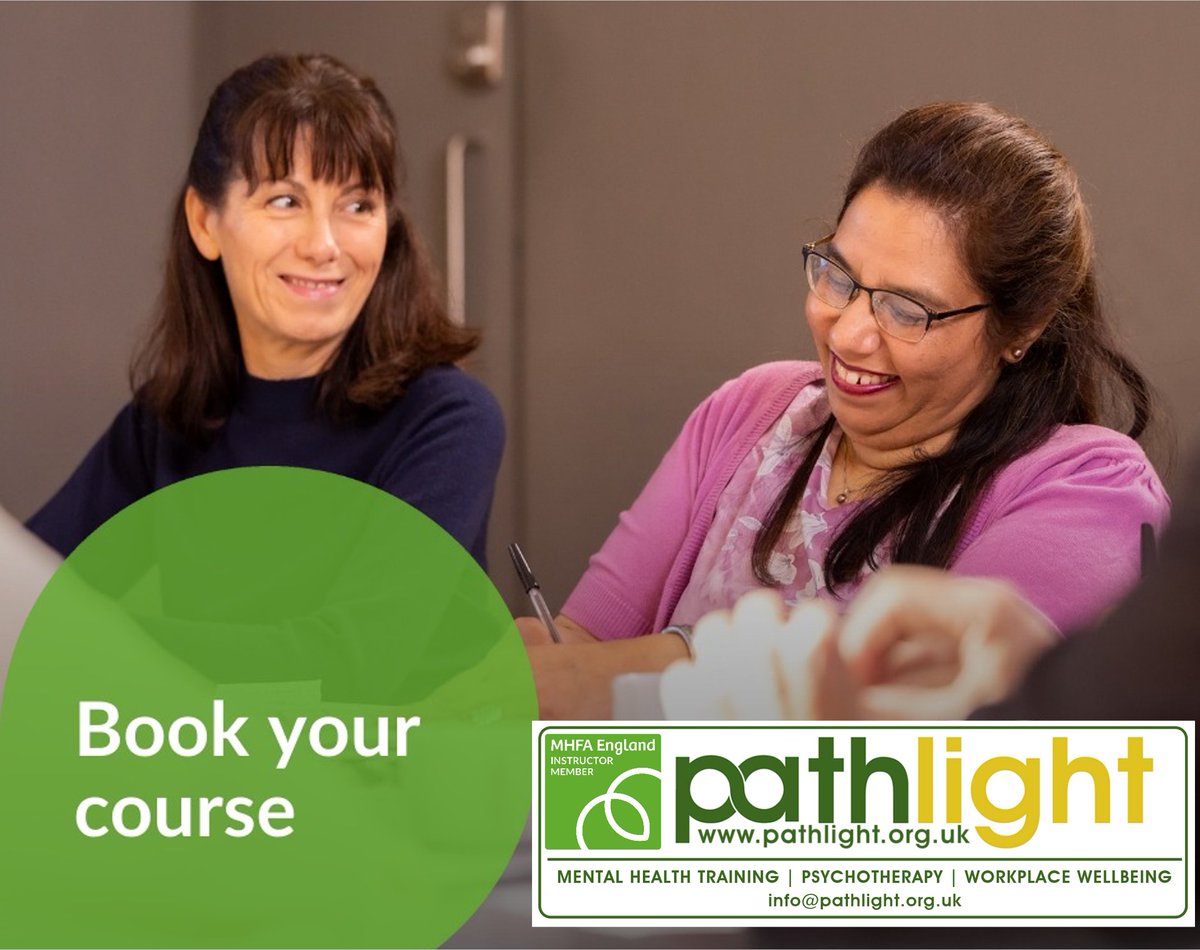 Pathlight Ltd (@pathlightltd) on Twitter photo The half-day #MentalHealthAware course gives:
✅ An understanding of mental health & stigma.
✅ Intro to common mental health issues.
✅ Self-care strategies
✅ Confidence to support people experiencing mental ill health
info@pathlight.org.uk
07971 143571
#mhfa #oldhamhour The half-day #MentalHealthAware course gives:
✅ An understanding of mental health & stigma.
✅ Intro to common mental health issues.
✅ Self-care strategies
✅ Confidence to support people experiencing mental ill health
info@pathlight.org.uk
07971 143571
#mhfa #oldhamhour