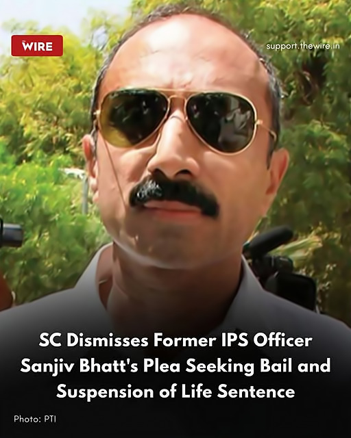 Vaishnani Died of Renal Failure 10 days AFTER his Jail Release.
So How was Sanjiv Bhatt Convicted of "Custodial Death"?
CID found No Torture, Nephrologist cited Natural Cause. 

Critics link the 2024 Verdict to Bhatt’s 2011 Affidavit against Modi. 

Now, SC Denied Bhatt's Bail.