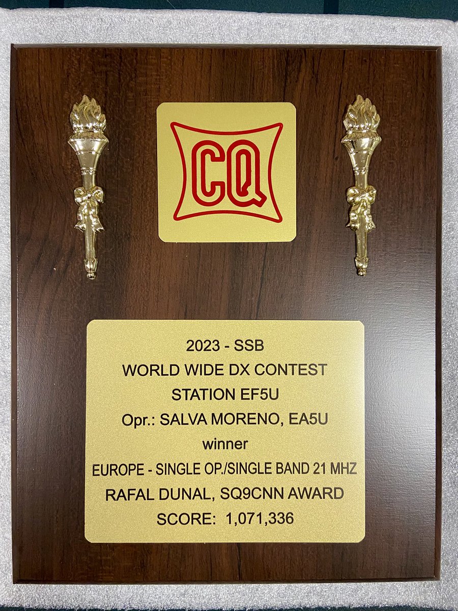 Salva Moreno EA5U/EF5U (ex EA5BB) tweet media