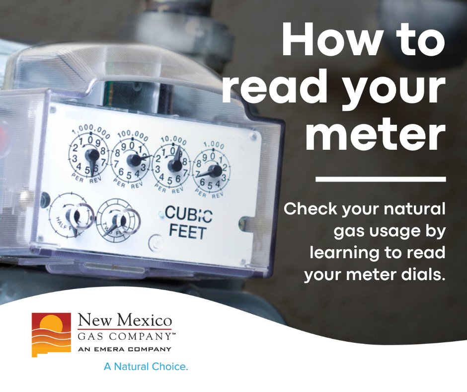 Ever wondered what those dials on your natural gas meter mean? Your meter tracks how much natural gas you’ve used. Curious about checking your usage? Visit our website to learn how: bit.ly/3GH6K3W
