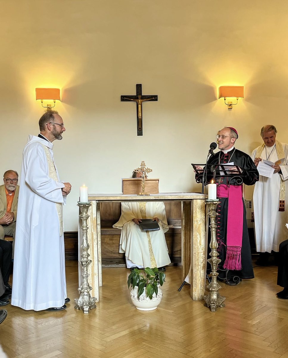 Eucharist with Commissioning of The Right Rev Anthony Ball as new Director of the Anglican Centre in Rome and the Archbishop of Canterbury's Representative to the Holy See by the Chair of Governors, The Right Revd Michael Burrows, on 6 May 2025.