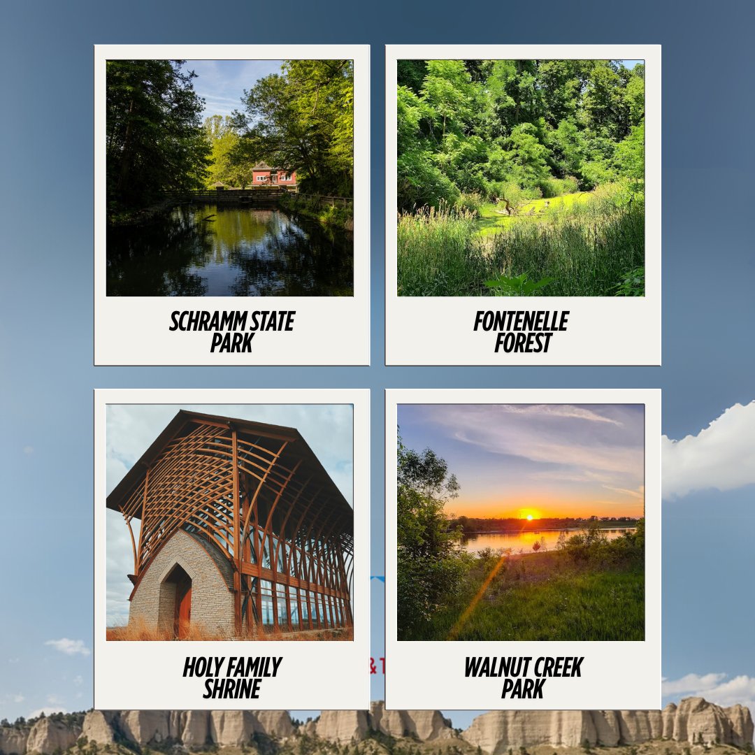 🌲 It's #WildernessWednesday! Sarpy has some of the most   scenic spots in all of Nebraska! From state parks to forests, we have the   perfect spots for you ☀️ #NTTW25 #VisitNebraska