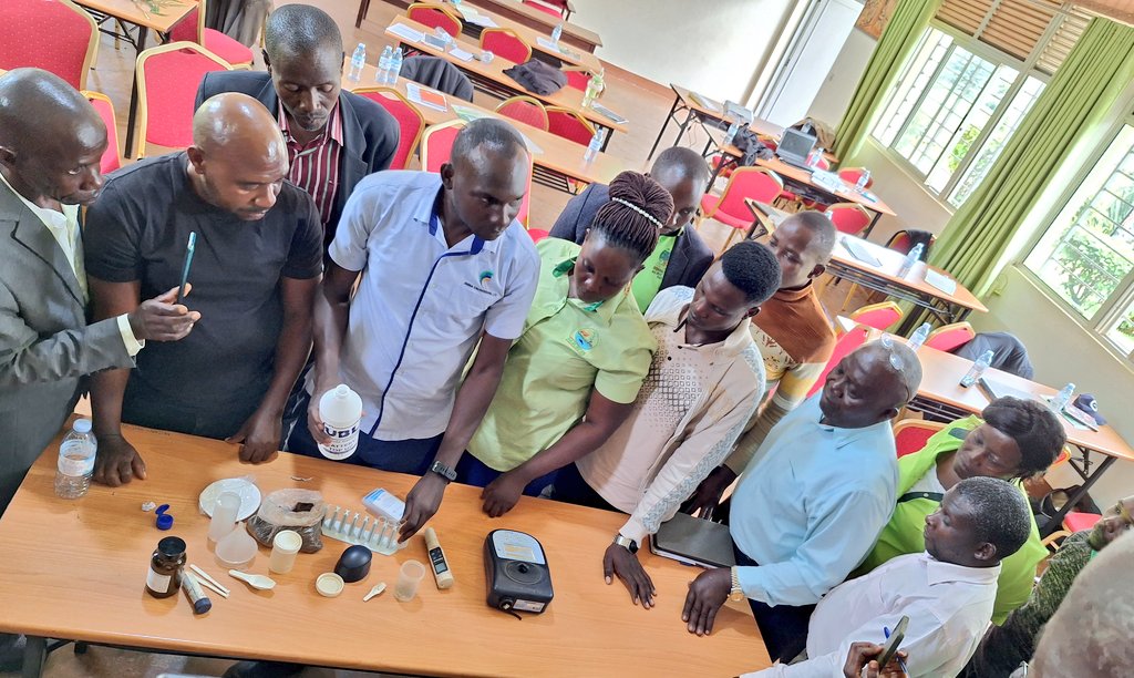 NARO_MUZARDI (@naro_muzardi) on Twitter photo Hon. Amis Kakomo appreciated <a href="/narouganda/">NARO Uganda</a> for fulfilling #partnership expectations. This was during Day 2 of the <a href="/BucadefUg/">Buganda Cultural & Development Foundation(BUCADEF)</a> extension staff training at Ntawo. Key areas, SLM, soil testing (with Jabba Consult), and fertilizer use (with Yara).. <a href="/MAAIF_Uganda/">MAAIF 🇺🇬</a> Hon. Amis Kakomo appreciated <a href="/narouganda/">NARO Uganda</a> for fulfilling #partnership expectations. This was during Day 2 of the <a href="/BucadefUg/">Buganda Cultural & Development Foundation(BUCADEF)</a> extension staff training at Ntawo. Key areas, SLM, soil testing (with Jabba Consult), and fertilizer use (with Yara).. <a href="/MAAIF_Uganda/">MAAIF 🇺🇬</a>