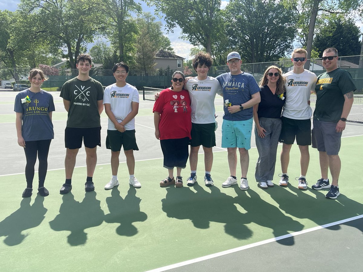 Boys Tennis Senior Day: Congrats guys and good luck in the future, thanks for all your hard work this year.