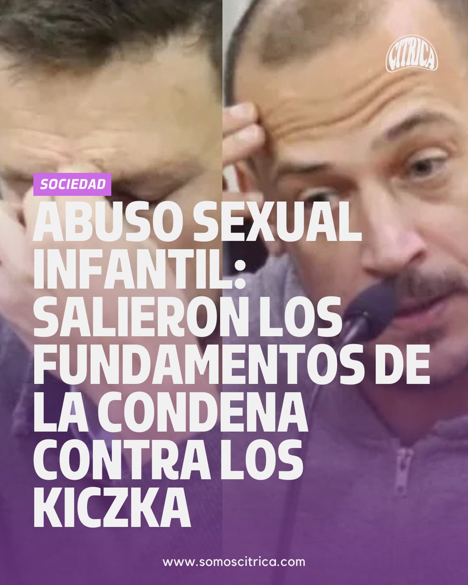 somoscitrica's tweet image. ⚖ Condenados por abuso sexual infantil
Ya se conocieron los fundamentos de la sentencia contra Germán y Sebastián Kiczka, responsables de delitos gravísimos: tenencia, facilitación y distribución de material de explotación sexual infantil.

#AbusoInfantil #Justicia #Condena