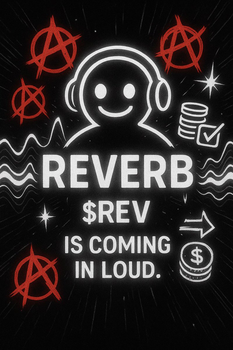 REVERB isn’t just a token — it’s a storm in the making.
We’ve fought FUD, held strong, and now we’re aiming for the skies.

Bonding? Just the beginning.
Rewards? Every week.
Community? Unstoppable.

Strap in — this ride’s about to get wild.
$REV is coming in loud.

#REVERB