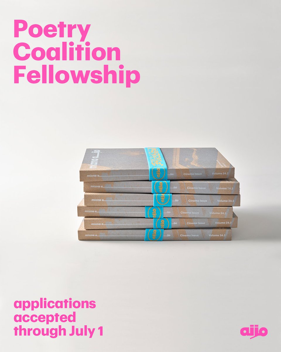 Mizna is accepting applications for a paid Poetry Coalition Fellowship position. We seek a candidate who will work to increase the readership of our journal + Mizna Online by increasing and broadening the circulation and distribution.

Learn more + apply mizna.org/mizna-news/lit…