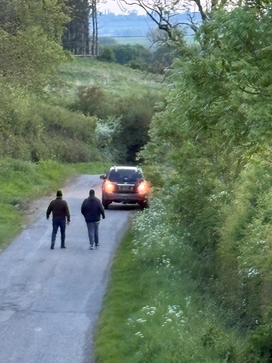 AdeysAlthorp's tweet photo. Two men around one of our farm buildings/ yard caught on camera and challenged. Usual "lost our dog"  photos and much clearer video footage passed to police..Brington/ Whilton area.
Conservation@althorp.com 
#Spencerestates https://t.co/I7iOUIiDtN