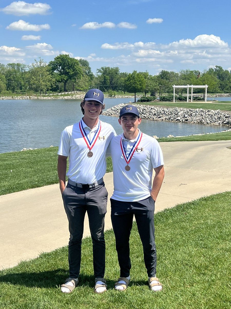 holtboysgolf's tweet photo. Varsity takes second place in conference shooting a 314 today at St. Peter’s Golf Club. Braden Prenger shot a 79 and earned his way onto 1st Team All-GAC! Boston Howard shot 79, and will receive 2nd Team All-GAC! https://t.co/KQT8DuftQI