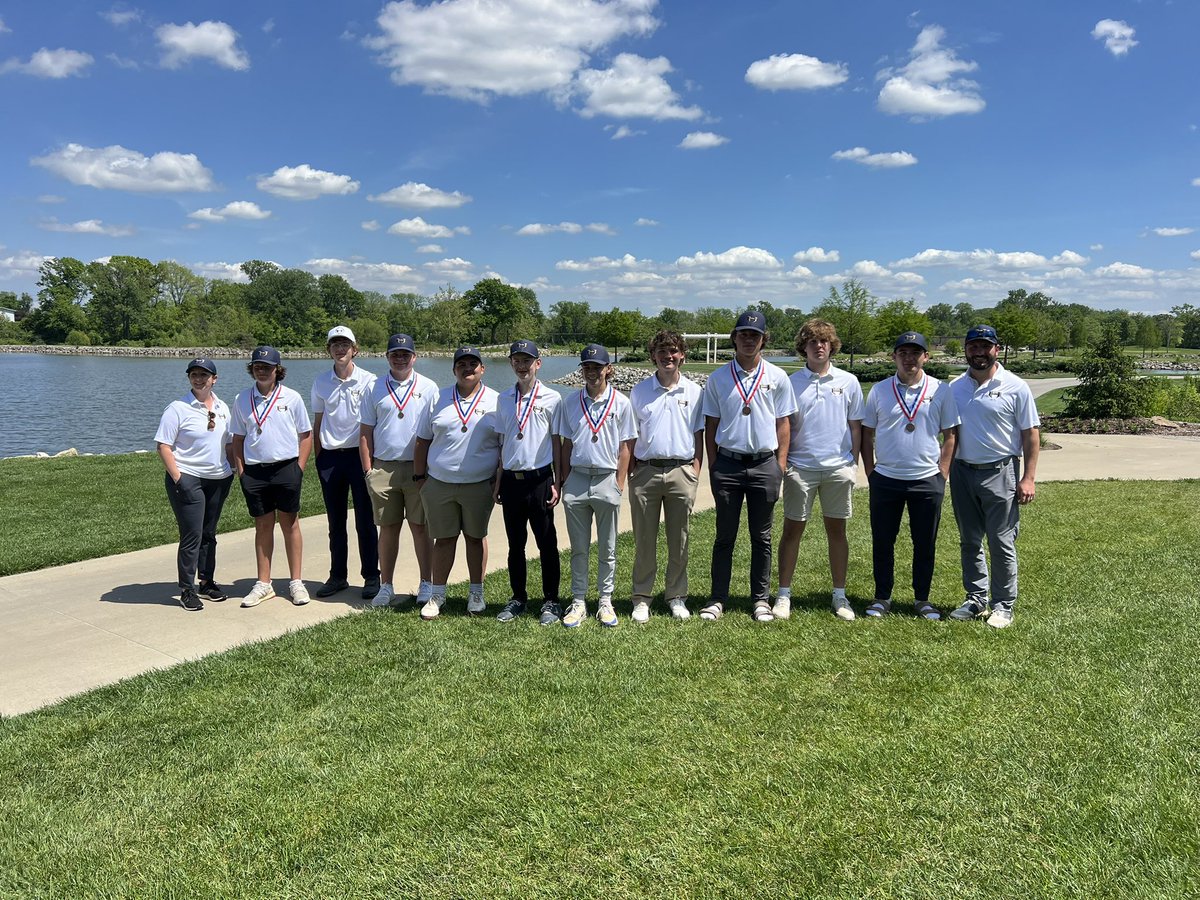 holtboysgolf's tweet photo. Varsity takes second place in conference shooting a 314 today at St. Peter’s Golf Club. Braden Prenger shot a 79 and earned his way onto 1st Team All-GAC! Boston Howard shot 79, and will receive 2nd Team All-GAC! https://t.co/KQT8DuftQI