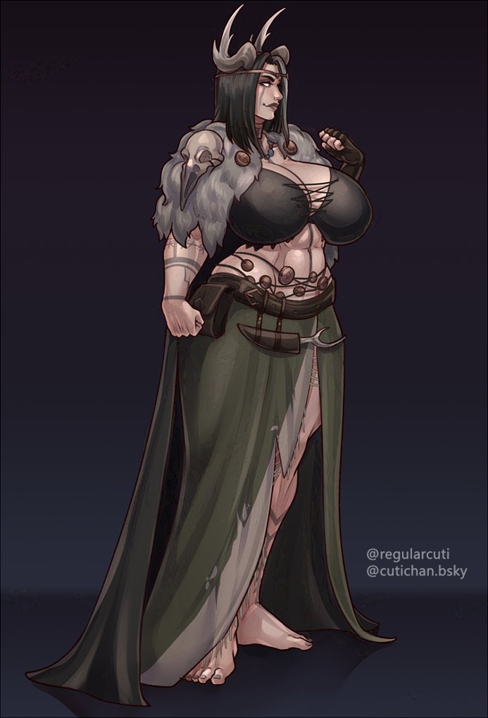 RegularCuti's tweet image. Vrykul lady.
#warcraft #commission
(Hehe, I twisted my ankle, hands are fine tho (?) 😹)