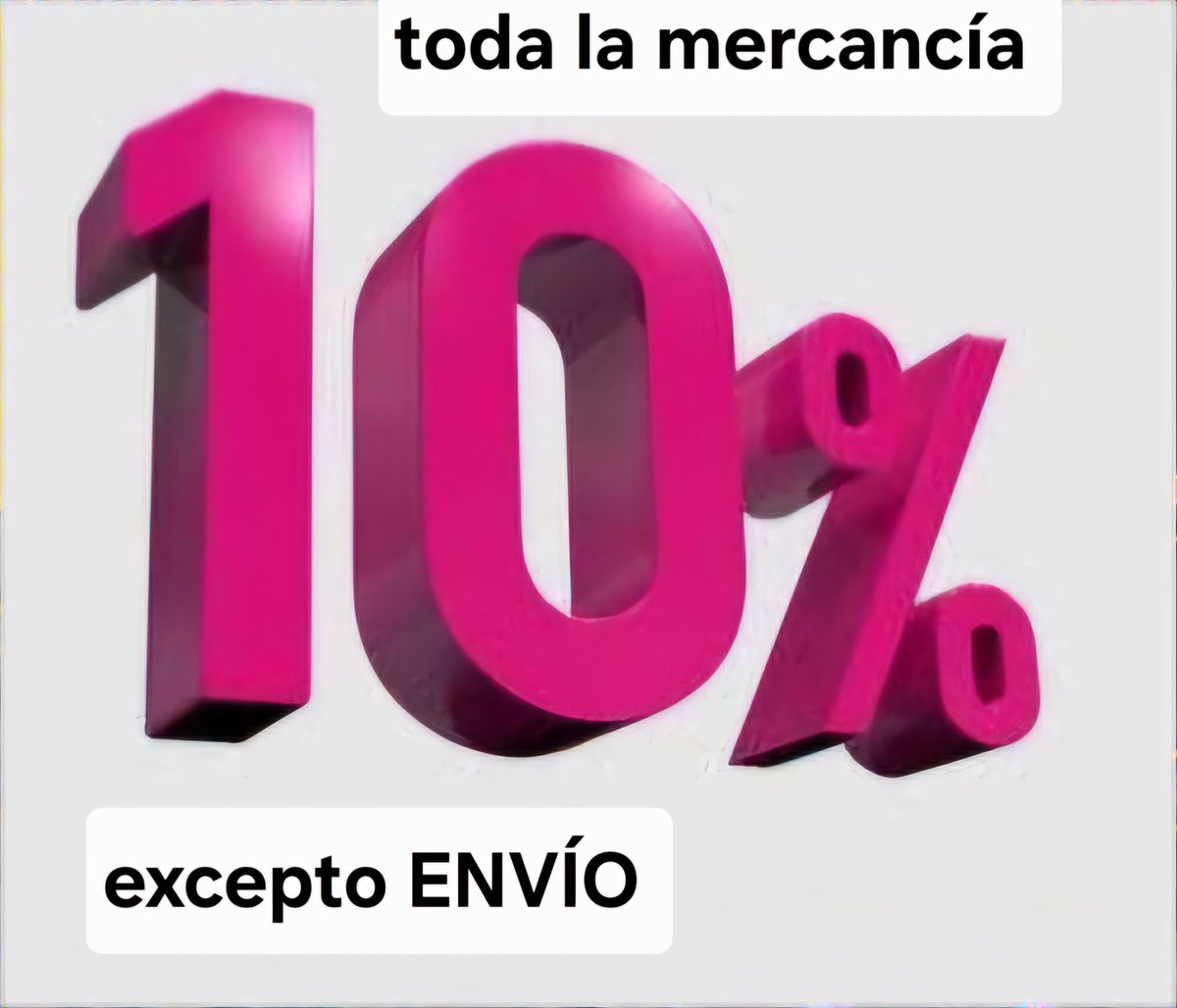 Si, ya sé que para estas fechas seguramente ya tienen el regalo para mamá pero s lo mejor aún  no !! he AUTORIZADO A MI AMÁ A QUE DE 10%DESCUENTO EN TODA LA TIENDA DE HOY 06 AL 12 DE MAYO 2025 He dicho! Atte.Panchita