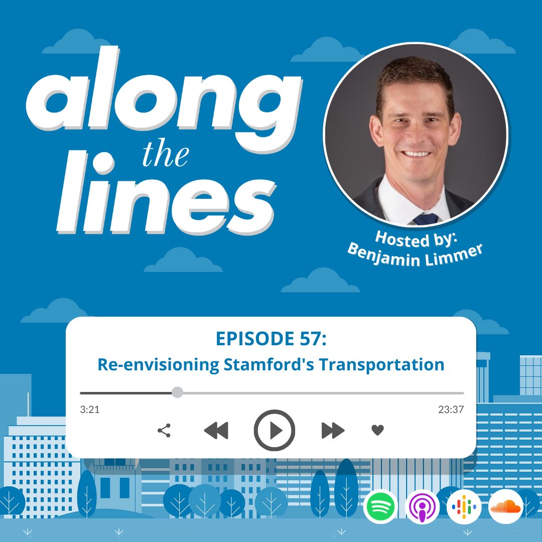 Tune in to Episode 57 of Along the Lines! 🎙️

From transportation upgrades to initiatives that enhance mobility, sustainability, and economic growth—see how Stamford and CTDOT are building a more connected future!

Listen here: ow.ly/6UHk50VNUx7