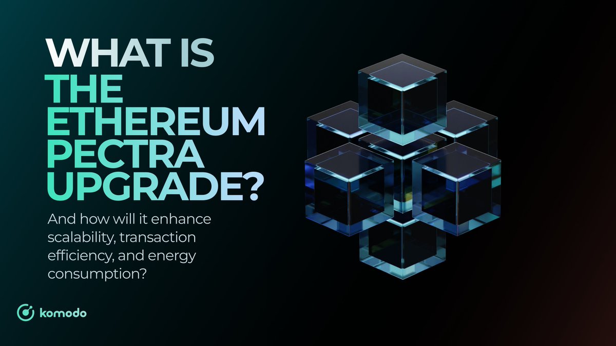 🦎 Komodo (@komodoplatform) on Twitter photo The <a href="/ethereum/">Ethereum.org</a> #Pectra upgrade is set to go live on Wednesday.
Our latest Komodo Academy post explains what this means for the Ethereum network: komodoplatform.com/en/academy/eth…
And don't forget: You can HODL + buy $ETH & ERC-20s easily on Komodo Wallet.
👉 app.komodoplatform.com The <a href="/ethereum/">Ethereum.org</a> #Pectra upgrade is set to go live on Wednesday.
Our latest Komodo Academy post explains what this means for the Ethereum network: komodoplatform.com/en/academy/eth…
And don't forget: You can HODL + buy $ETH & ERC-20s easily on Komodo Wallet.
👉 app.komodoplatform.com