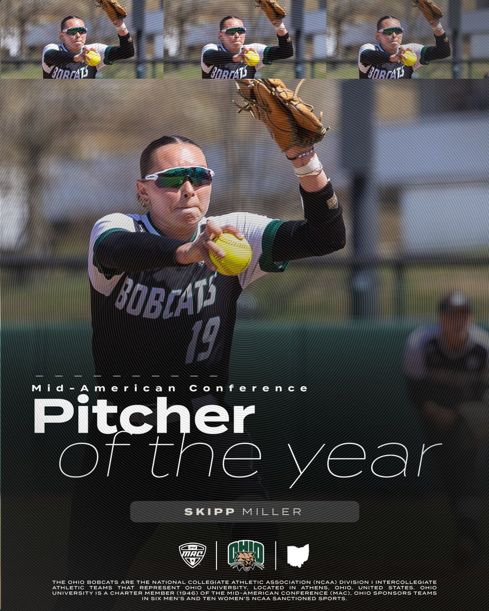 Congratulations to Skipp Miller on being named the MAC Pitcher of the Year! 

Read More: bit.ly/3Z5o6h3

#OUohyeah