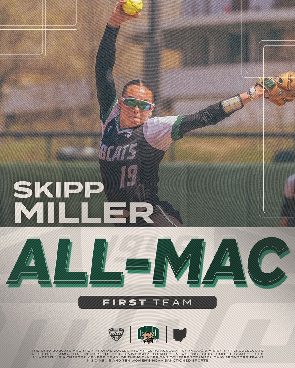 Congratulations to Skipp Miller and Brenna Farmer on being named to First Team All-MAC!

Read More: bit.ly/3Z5o6h3

#OUohyeah