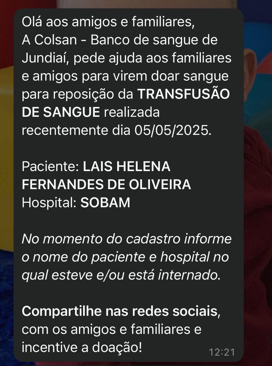 _fernandeslais's tweet image. Pra quem for de Jundiaí e região, obrigada