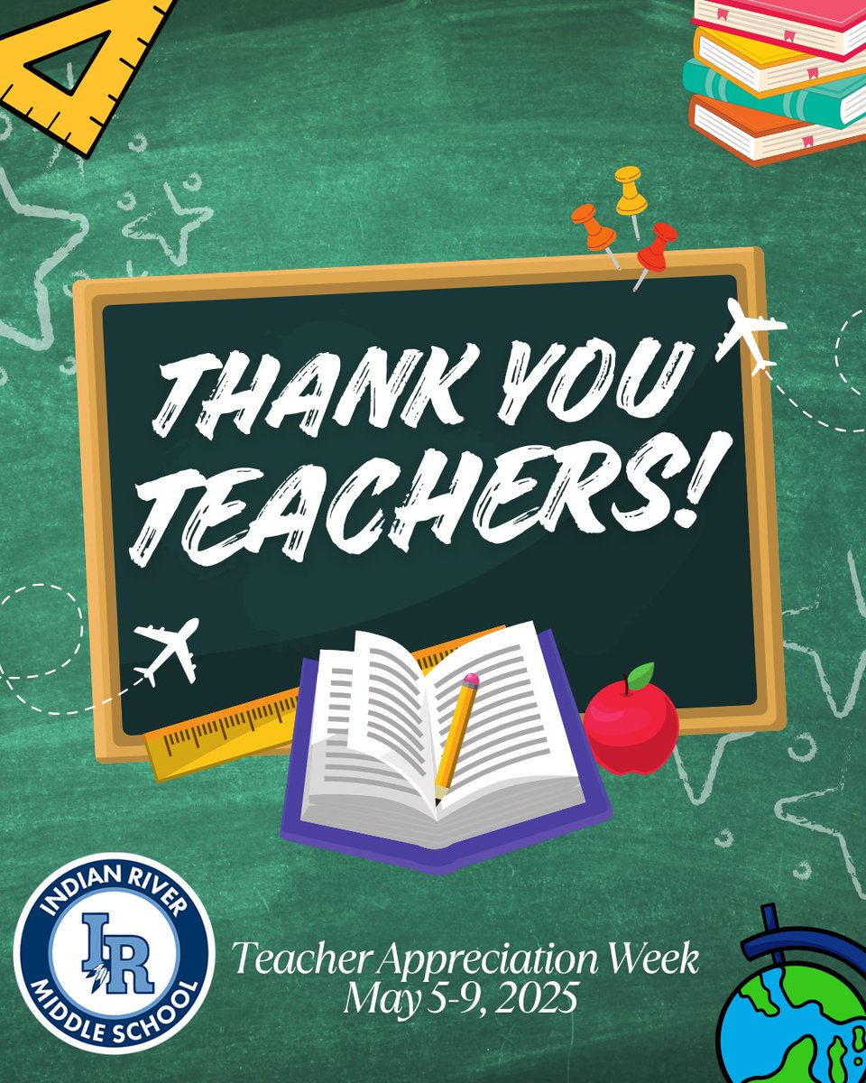 Indian River Middle School (@indianrivermid1) on Twitter photo This Teacher Appreciation Week, we celebrate the heart of every classroomโour incredible teachers! You inspire, guide, and shape the future every single day. We appreciate you and are so grateful for all that you do! ๐<a href="/cpschoolsva/">๐พ๐๐๐จ๐๐ฅ๐๐๐ ๐ ๐๐ช๐๐ก๐๐ ๐๐๐๐ค๐ค๐ก๐จ</a> #cpscelebrates This Teacher Appreciation Week, we celebrate the heart of every classroomโour incredible teachers! You inspire, guide, and shape the future every single day. We appreciate you and are so grateful for all that you do! ๐<a href="/cpschoolsva/">๐พ๐๐๐จ๐๐ฅ๐๐๐ ๐ ๐๐ช๐๐ก๐๐ ๐๐๐๐ค๐ค๐ก๐จ</a> #cpscelebrates