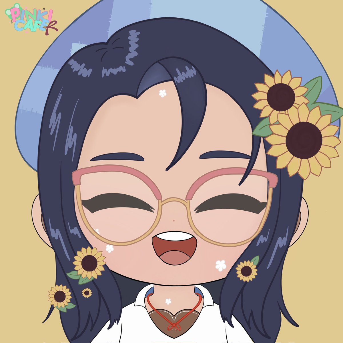 Pinkicafe0's tweet photo. I drew the cutie @rockydotexee the other day! You should definitely check her out!! #pinkidoodle 🩷🌻 https://t.co/2nhTRHVjuX