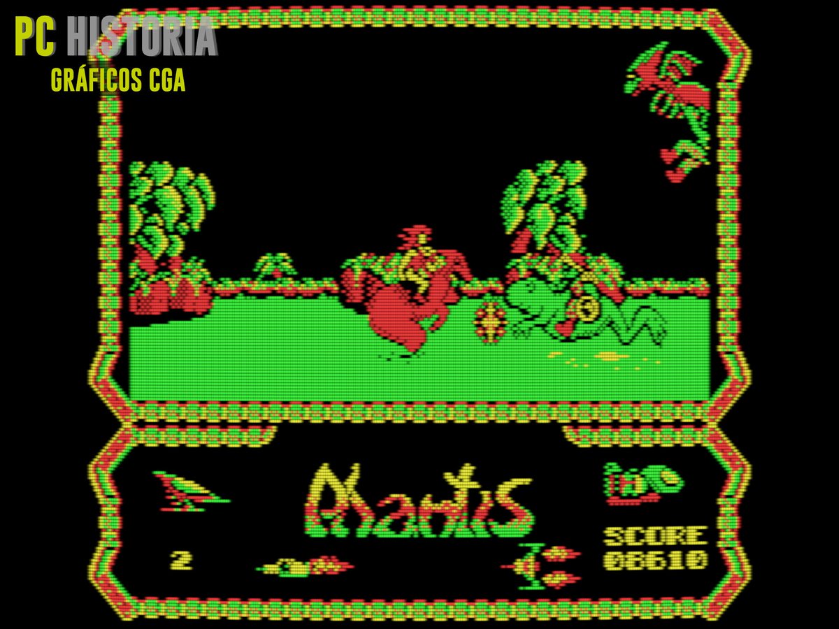 PC__Historia's tweet photo. 👱🏻♀️ En #PHANTIS (@DinamicSoftware, 1987 ), juego de @CarAbr2, eres la comandante Serena en una misión suicida: rescatar a tu compañero en la letal Luna 4. Un variado #ShootEmUp con niveles plataformeros divididos por el clásico FX Doble Carga de #Dinamic. ¡Todo un clásico #CGA! https://t.co/66aPra3cus