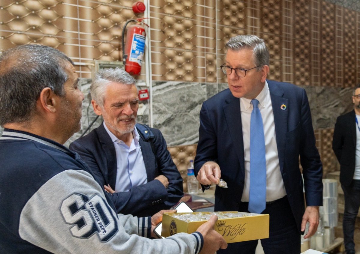 Arthur Erken (@arthurerken) on Twitter photo Yesterday, in Gaziantep, Türkiye, I had the chance to meet recipients of @IOM_Turkiye’s livelihoods programme. Truly humbling to hear their stories and witness the impact of IOM’s work on the ground. <a href="/UNmigration/">IOM - UN Migration 🇺🇳</a> <a href="/IOM_ECA/">IOM Europe and Central Asia</a> Yesterday, in Gaziantep, Türkiye, I had the chance to meet recipients of @IOM_Turkiye’s livelihoods programme. Truly humbling to hear their stories and witness the impact of IOM’s work on the ground. <a href="/UNmigration/">IOM - UN Migration 🇺🇳</a> <a href="/IOM_ECA/">IOM Europe and Central Asia</a>