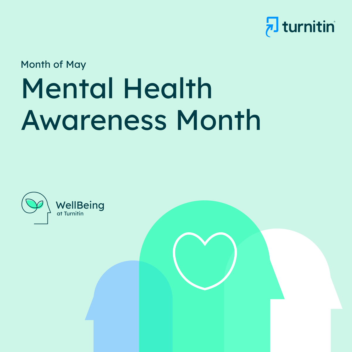 At Turnitin, we value normalizing authentic support for employees experiencing mental health challenges, especially its Employee Resource Group WellBeing, which offers employees a safe forum to discuss mental health issues and provide resources.  #MentalHealthAwarenessMonth