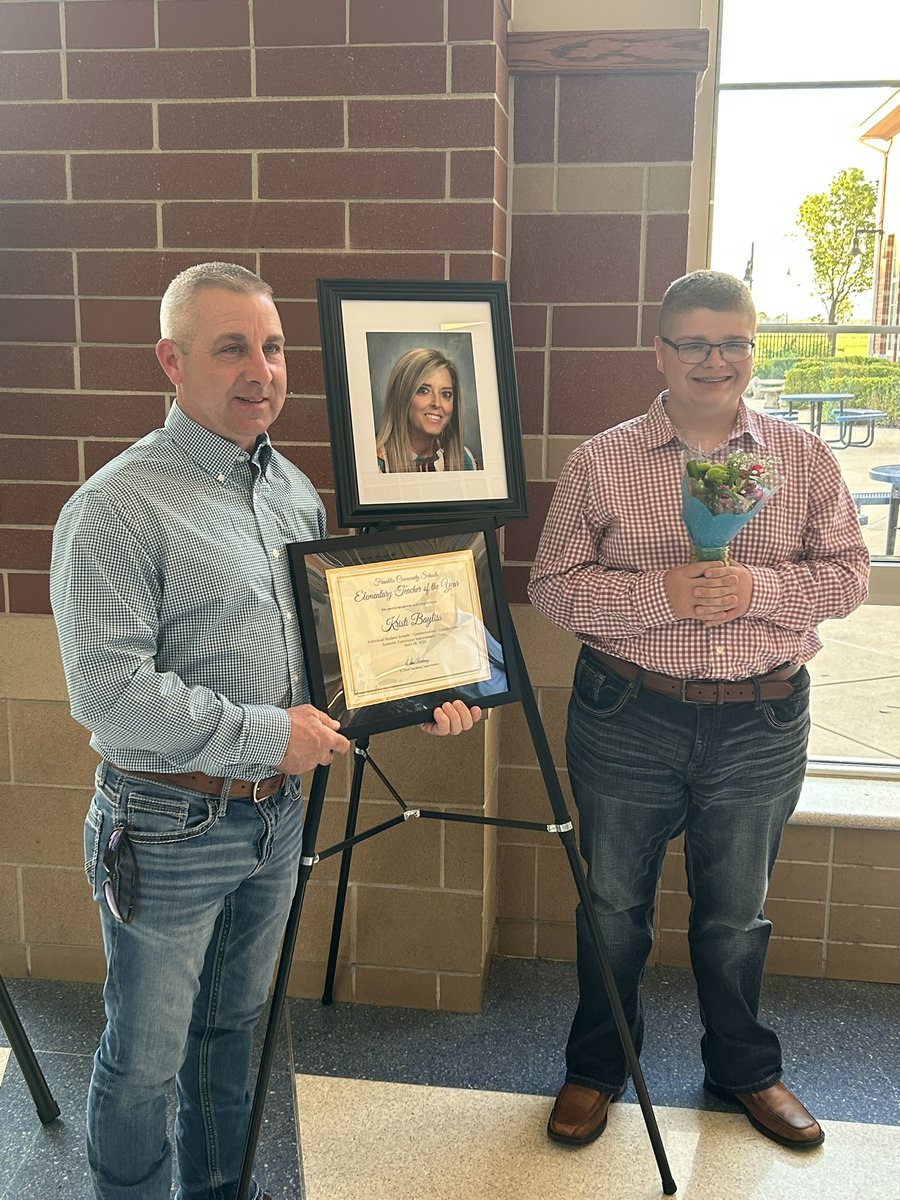 Her life and career were testaments to the true heart of education - love, care, and selflessness. Her impact on her students and school family was lasting and profound. She was more than a teacher. The Franklin Community Schools Elementary Teacher of the Year is Kristi Bayliss.