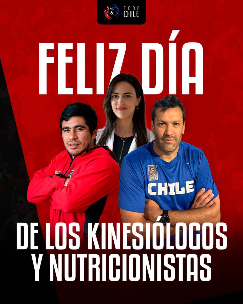 En el día de l@s kinesiólogos y l@s nutricionistas, hoy saludamos con mucho cariño a parte de nuestro equipo médico!👏🏼🥳

Enviamos, además, un caluroso saludo a todos quienes desempeñan esta hermosa profesión en los clubes de básquetbol del país!🥼