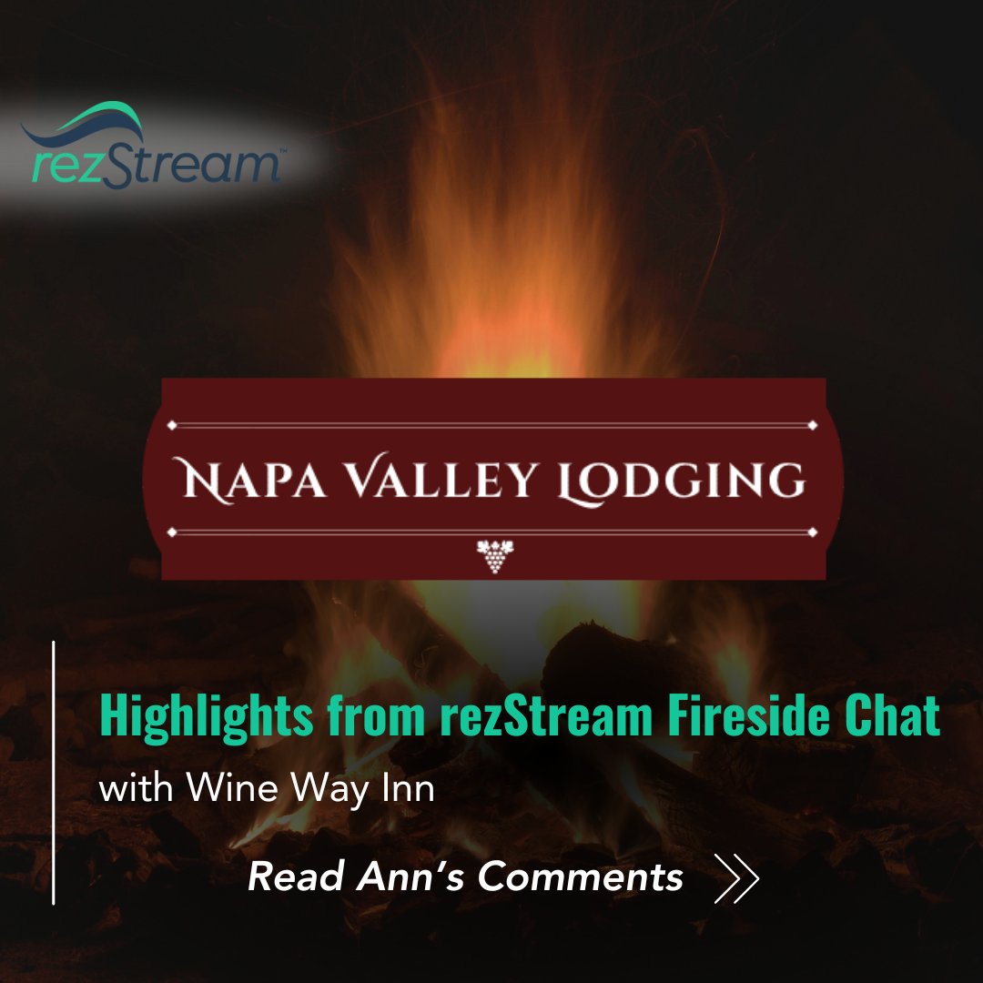 RezStream's tweet image. 🚨 Innkeeper success story alert!

Nick from Wine Way Inn traded Silicon Valley for Napa Valley 🍷
He embraced automation, tested other platforms, and came back to rezStream. Here’s why:
👇
hubs.ly/Q03lgHRV0
#HospitalityTech #Innkeepers #rezStream #NapaValley