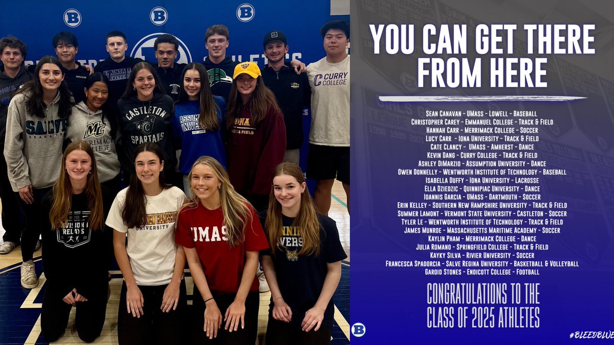 Congratulations to our Class of 2025 Student Athletes that will be playing at the collegiate level 🎓👏