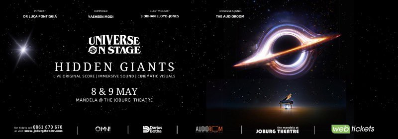 Bronwen Hirshowitz (@bronwenkerry) on Twitter photo Tune into The Morning Show SA tomorrow morning at 6:40am. Physicist Luca Pontiggia will be talking about The Universe On Stage’s Hidden Giants which opens at <a href="/joburgtheatre/">Joburg Theatre</a> this week. Tune into The Morning Show SA tomorrow morning at 6:40am. Physicist Luca Pontiggia will be talking about The Universe On Stage’s Hidden Giants which opens at <a href="/joburgtheatre/">Joburg Theatre</a> this week.