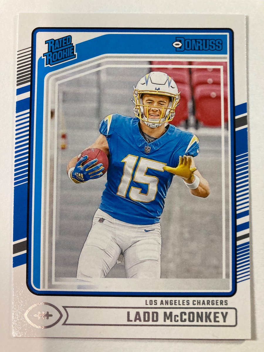 🎁Appreciation Day Giveaway🎁

Winner Announced Friday

🔥Ladd McConkey Donruss Rated Rookie #Chargers

To enter
1. Follow
2. Retweet
3. Like