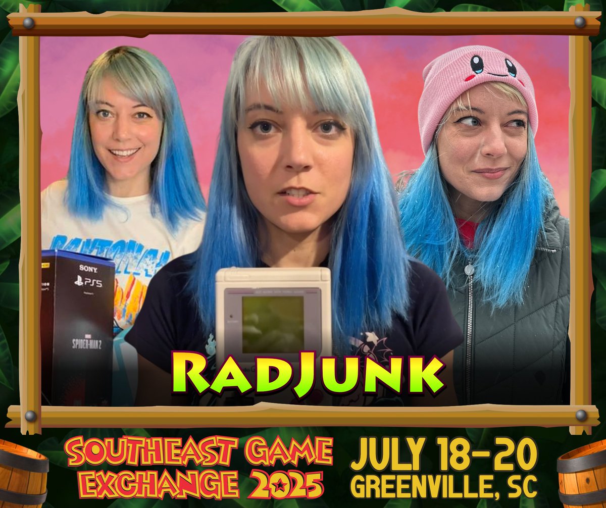 🛹SPECIAL GUEST🛹

 Sam opened <a href="/RadJunk/">Rad Junk</a> with her husband in 2016. The rad-ness didn’t stop there, they opened their arcade bar called RadBar, in 2019. She also owns Really Rad Weekend!

🎟️ Tickets - southeastgameexchange.com

#sege #sege2025 #southeastgameexchange