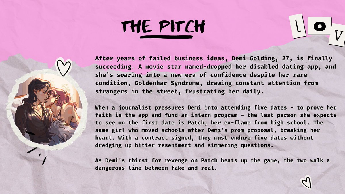 pippawestauthor's tweet image. An agents&apos; guide to SWIPE RIGHT FOR REVENGE, my sapphic romance, hitting inboxes now, featuring:  

👀friends ➡️exes ➡️ lovers (second-chance romance)
🩷fake dating
💛handsome masc x flustered fem
🔥high-heat, banter, and revenge dates
👂unique disabled rep

#QuestPit #A #Q #R