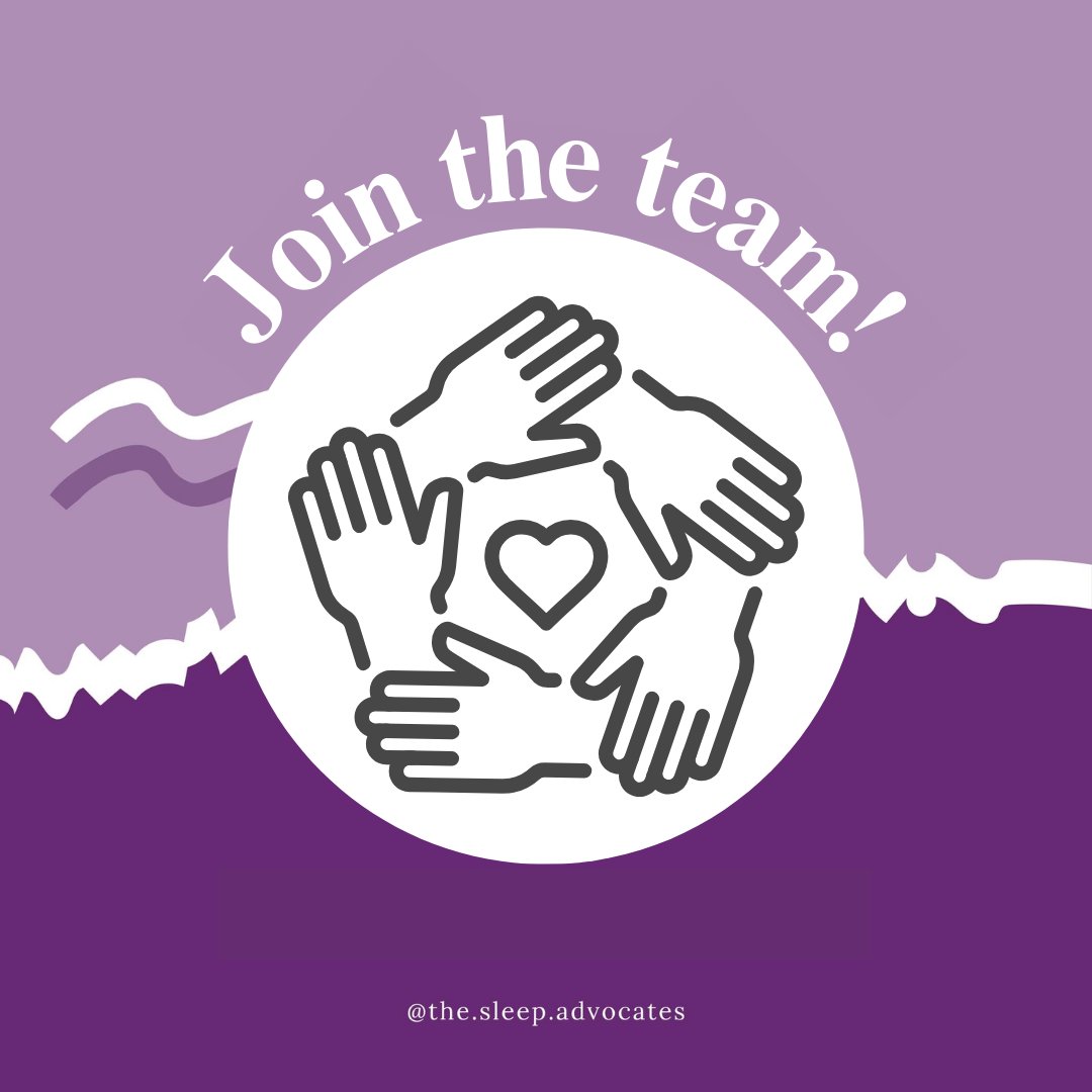 📣 The Sleep Advocates (<a href="/sharesleepstory/">the.sleep.advocates</a>) are looking for passionate and creative volunteers !

They are looking for volunteers for the following roles:
✍ Social Media Writer
✍ Story Writer
📽️Video Production Lead

If you’re interested, please contact florence@css-scs.ca.